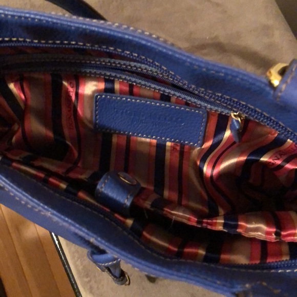 Special Buy!   Blue Bag! Gold Accents! - Picture 5 of 9